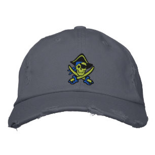 Pirat kapten Skull har broderat Cap Broderad Keps