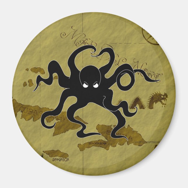 Pirat Karta #1 Magnet (Framsidan)