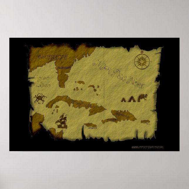Pirat Karta #1 Poster (Framsidan)