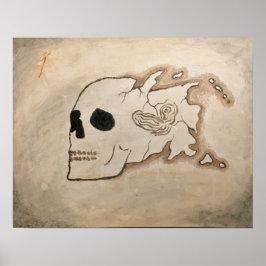 Pirat karta "Dangerous Vatten" av David Bra Poster