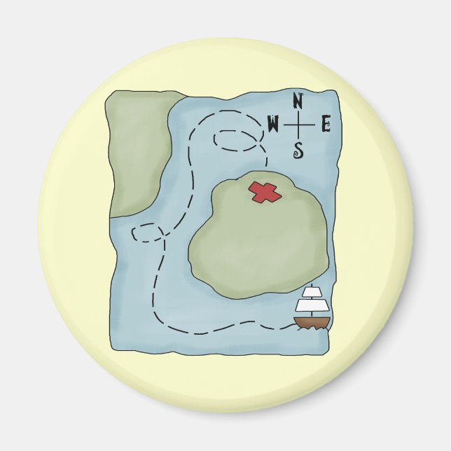 Pirat Karta Magnet (Framsidan)