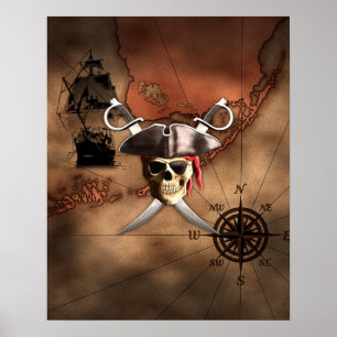 Pirat Karta Poster