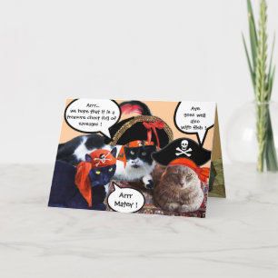 PIRAT KATTER OCH ANTIQUE PIRATER TREASURE KARTOR KORT