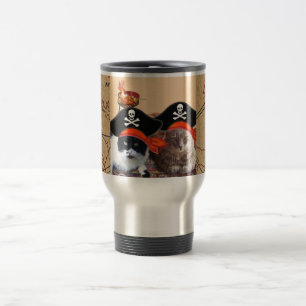 PIRAT KATTER OCH ANTIQUE PIRATER TREASURE KARTOR RESEMUGG