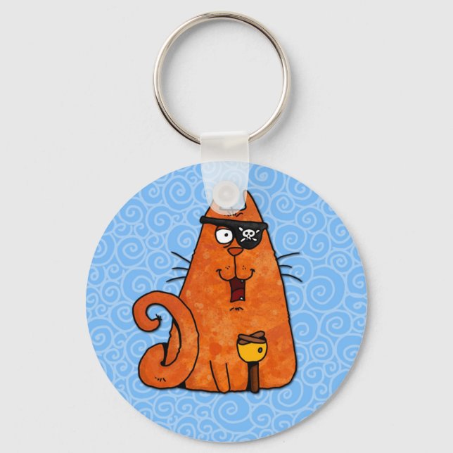 pirat kattunge nyckelring (Framsida)