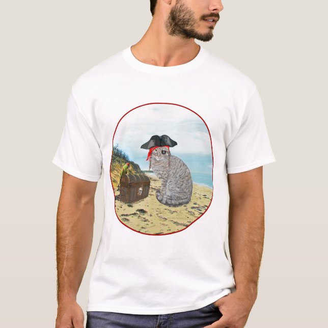 Pirat Kattunge T Shirt (Framsida)