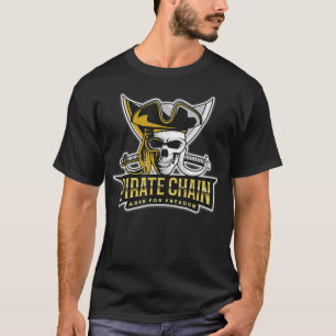 Pirat-kedjeorder för valuta för frihetskryptering t shirt