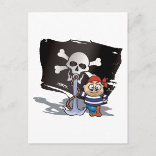 Pirat Kid Vykort