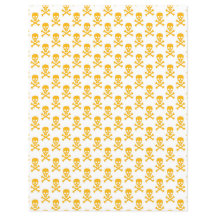 Pirat Kids Crossbone Scrapbook Gult Craft