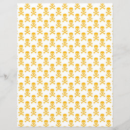 Pirat Kids Crossbone Scrapbook Gult Craft