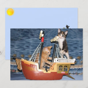 Pirat Kittens hälsningskort