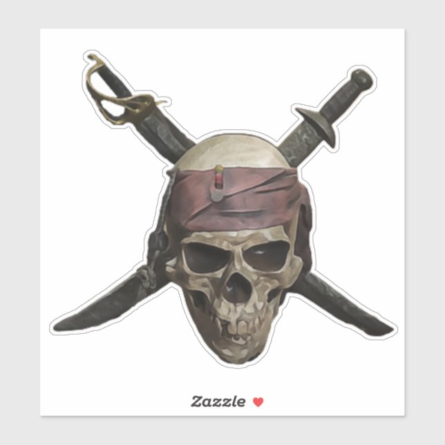 pirat klistermärken (Ark)