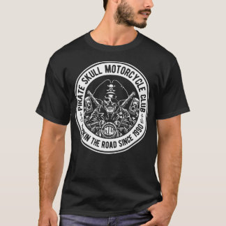 Pirat klubb för skallmotor t shirt