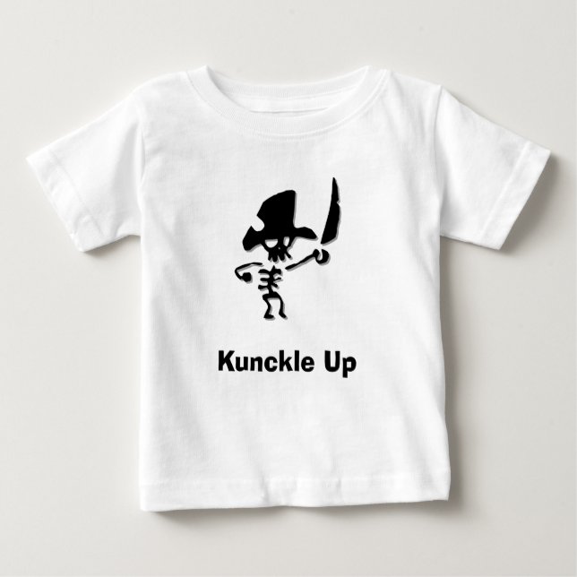 Pirat Knuckle uppåt T-shirt (Framsida)