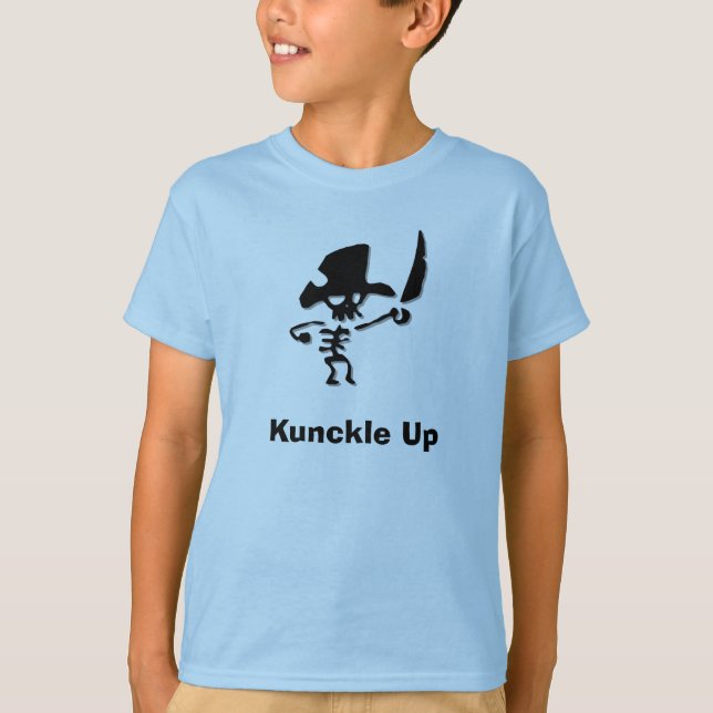 Pirat Knuckle uppåt Tee (Framsida)