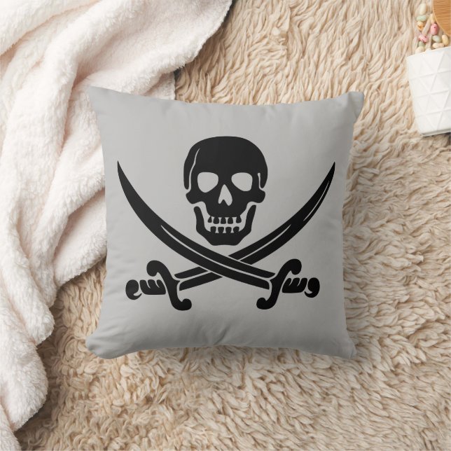 PIRAT KOR & BONES PILLOWS KUDDE (Filt)