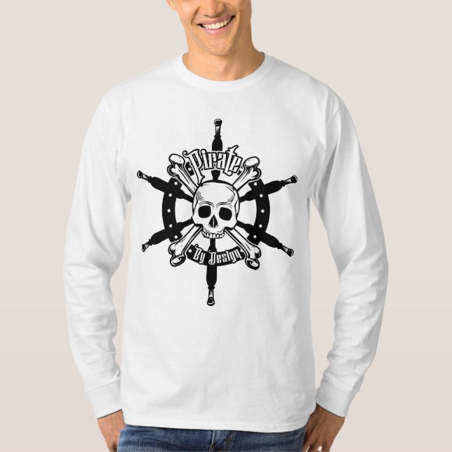 Pirat Långärmad T-Shirt (Framsida)