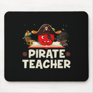 Pirat Lärare för Halloween Costume Tees Pirat D Musmatta