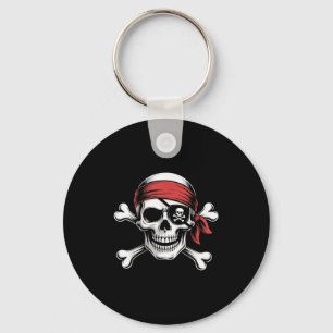 Pirat Lazy Skull Bandana Halloween Costume Manar B Nyckelring