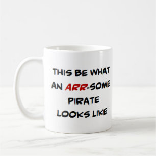 pirat, lite grann kaffemugg