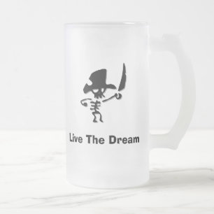 Pirat Live the Dream Frostat Ölglas