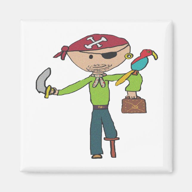 Pirat Magnet (Framsidan)