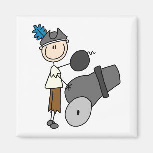 Pirat med kanonmagneten magnet
