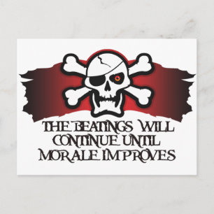 Pirat Morale Vykort