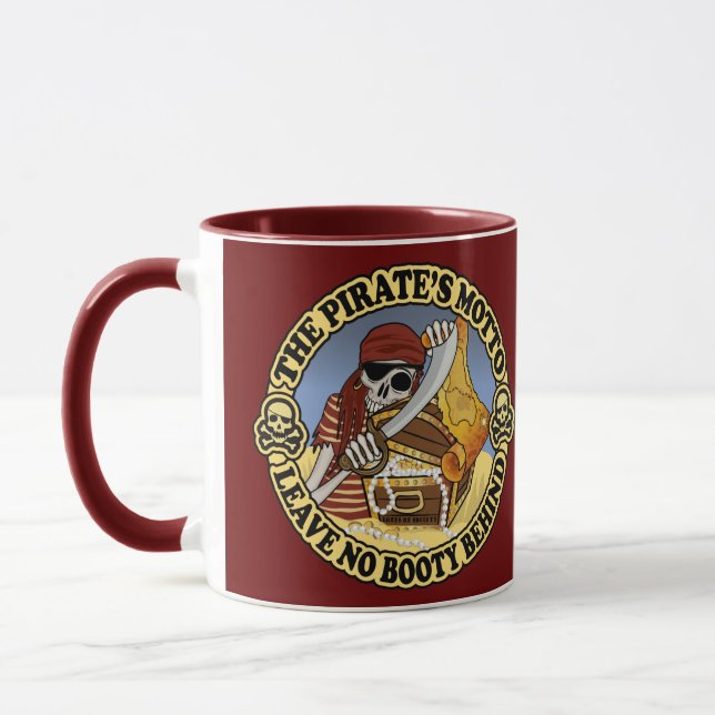 Pirat Motto Mugg (Vänster)