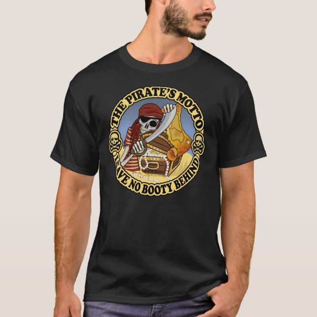 Pirat Motto T Shirt (Framsida)