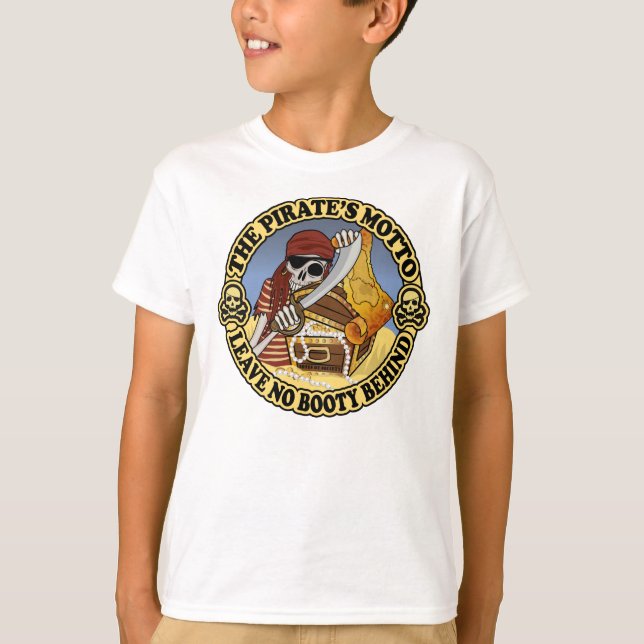 Pirat Motto T-shirt (Framsida)
