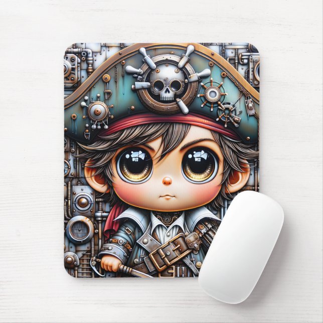 Pirat Mousepad Musmatta (Med mus)