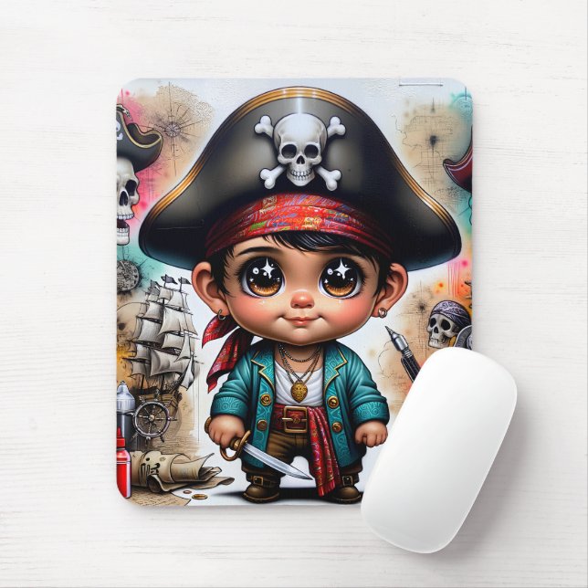Pirat Mousepad Musmatta (Med mus)