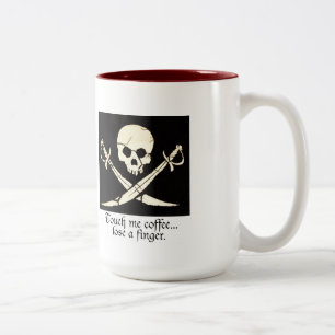Pirat mugg för morgonkaffe