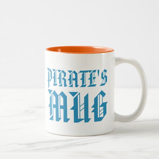 Pirat mugg | Roligt Humor Slogan Kids Mugg (Höger)