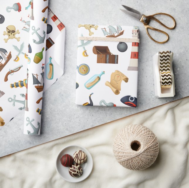 Pirat Nautiska ikoner Presentpapper (Hantverk)