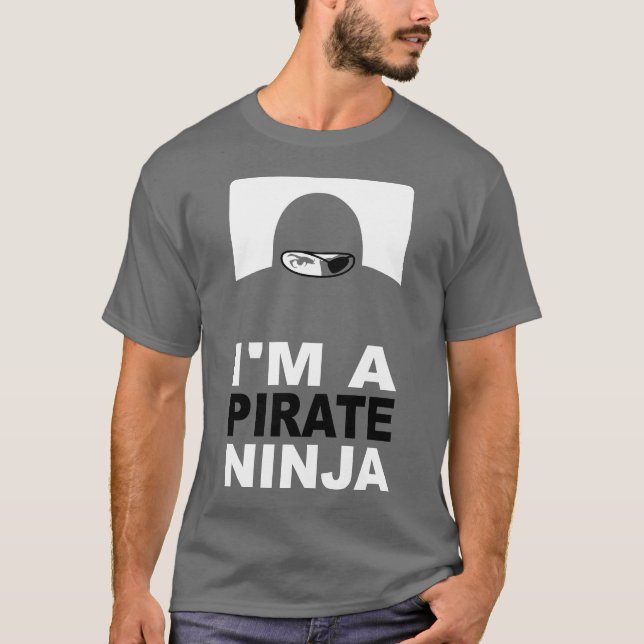 Pirat Ninja Tee Shirt (Framsida)