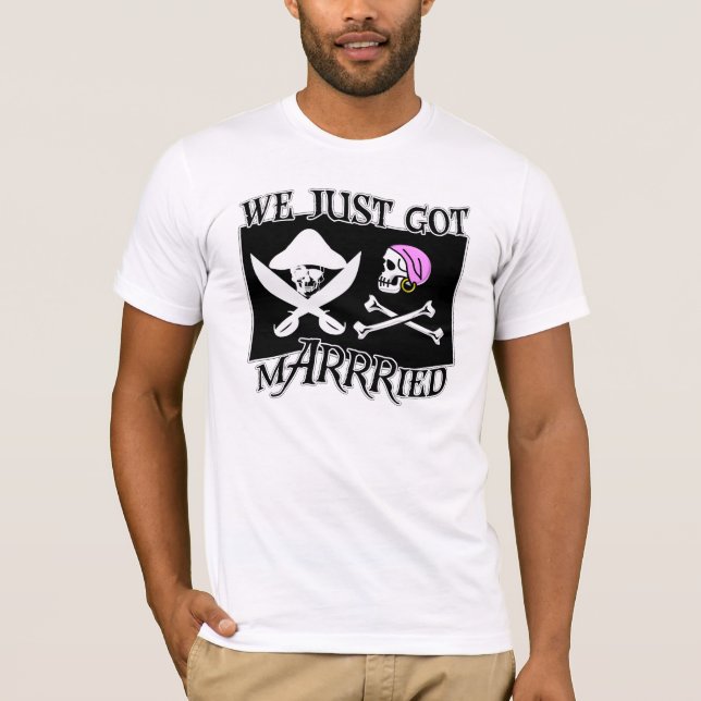 Pirat Ny gifta T-shirt (Framsida)