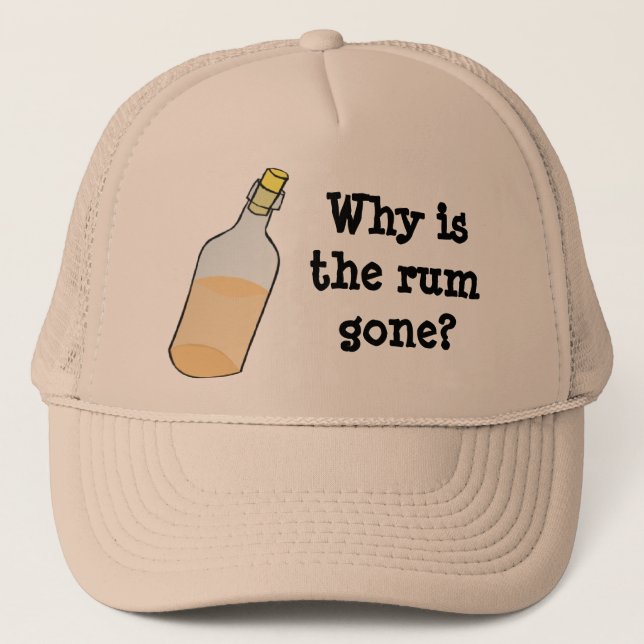 Pirat och rom truckerkeps (Framsida)