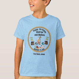 Pirat och Sjöjungfru Birthday for Children T Shirt