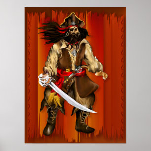 Pirat och Sword...Poster Poster