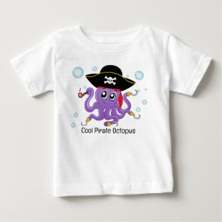 Pirat Octopus Födelsedagsfest Gift Pojke TShirt T Shirt
