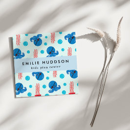 Pirat Octopus, Jellyfish Pirat, Activity Center Fyrkantigt Visitkort