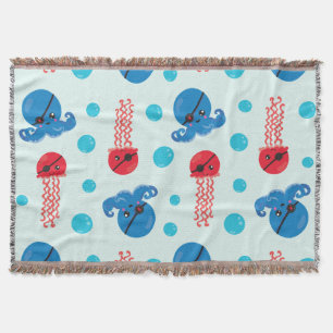 Pirat Octopus, Jellyfish Pirat, Sea Animals Filt