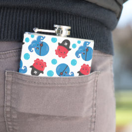 Pirat, Octopus, Octopus Mönster, Sea Animals Fickplunta