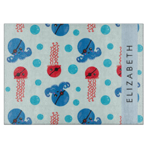 Pirat Octopus, Pirat Jellyfish, Sea, Ditt namn