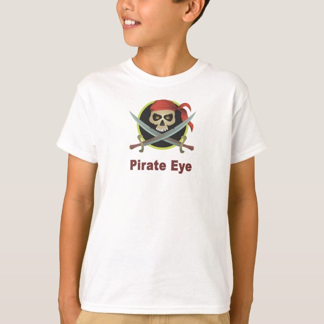 Pirat Öga Kids T-shirt (Framsida)