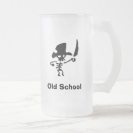 Pirat Old school Frostat Ölglas