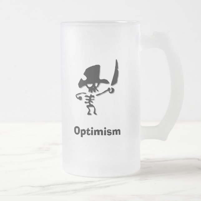 Pirat Optimism Frostat Ölglas (Höger)