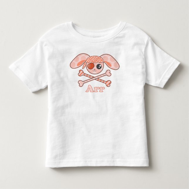 Pirat Orange Bunny Arr Tee Shirt (Framsida)